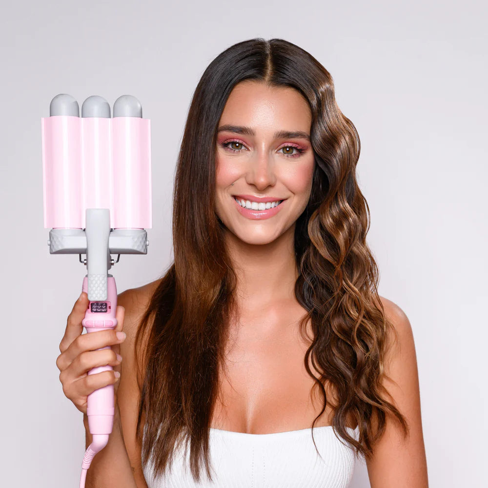 TripleWave™ l PLANCHA RIZADORA WAFLERA  PROFESIONAL ONDAS DE SIRENA