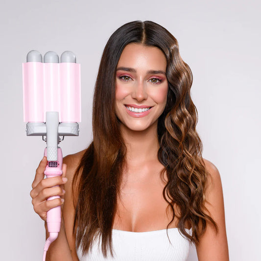 TripleWave™ l PLANCHA RIZADORA WAFLERA  PROFESIONAL ONDAS DE SIRENA
