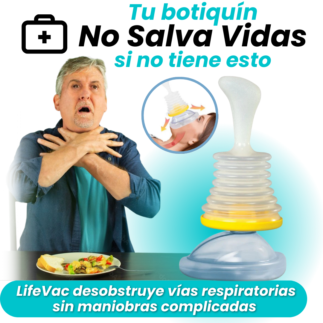 LifeVac™l DISPOSITIVO DE EMERGENCIA ANTI ASFIXIA