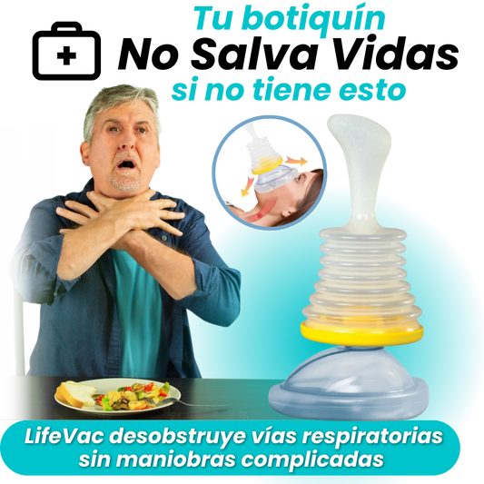 LifeVac™l DISPOSITIVO DE EMERGENCIA ANTI ASFIXIA