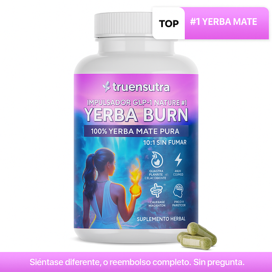 Yerba Burn - Reduce Tallas Sin Dietas, Ayuda a la Digestión, Aclara la Mente