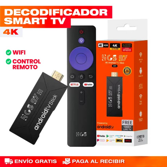 Android Fire TV Stick 4K con WiFi Dual 2.4G/5G y Control Remoto – Convierte tu TV en Smart TV