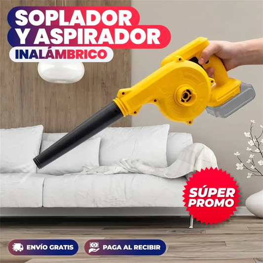 SOPLADOR Y ASPIRADOR 2 EN 1 INALÁMBRICO
