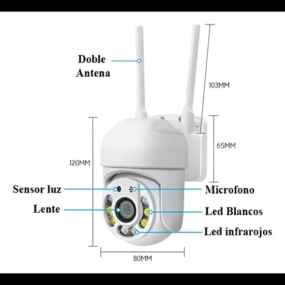 SecureCam® Pro 360™ - Cámara de seguridad HD 1080