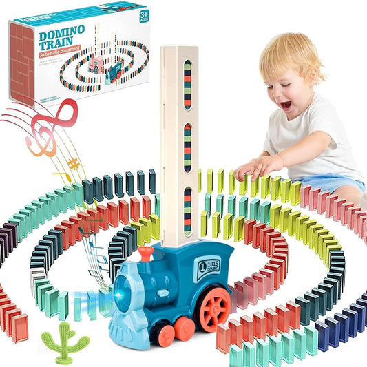 DomiTrain™ l Tren Dominó Montessori – 60 Piezas