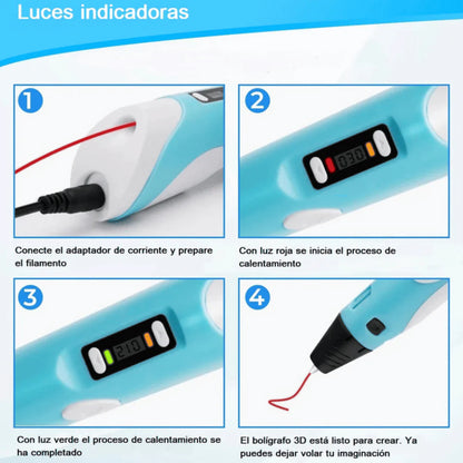 Lapiz Impresora 3D Art™ + Recambios de REGALO!