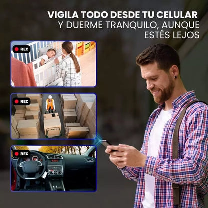 MiniCam™ – ¡La cámara espía más pequeña y novedosa del mercado!