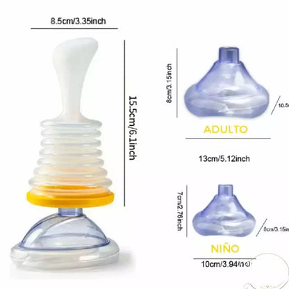 LifeVac™ – Dispositivo Anti Asfixia + Boquillas de REGALO