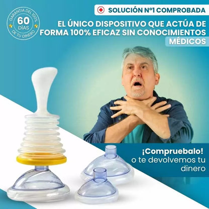 LifeVac™ – Dispositivo Anti Asfixia + Boquillas de REGALO