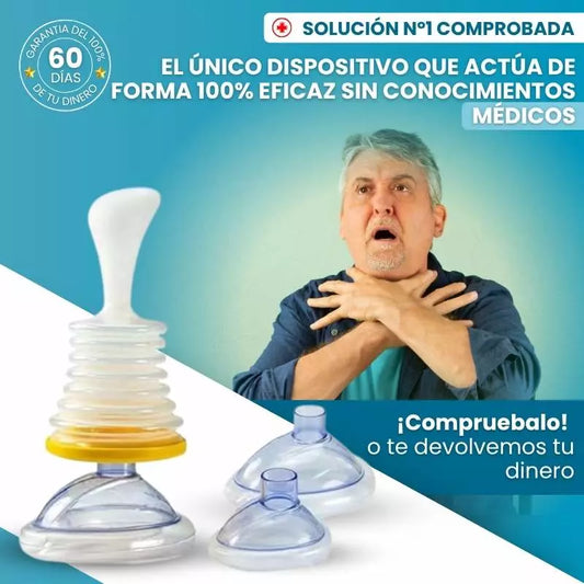 LifeVac™ – Dispositivo Anti Asfixia + Boquillas de REGALO