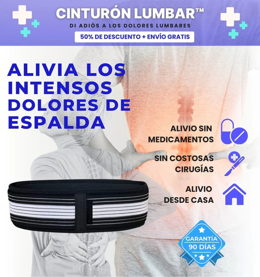 BackRELIEF™ l CINTURÓN ALIVIO LUMBAR INMEDIATO