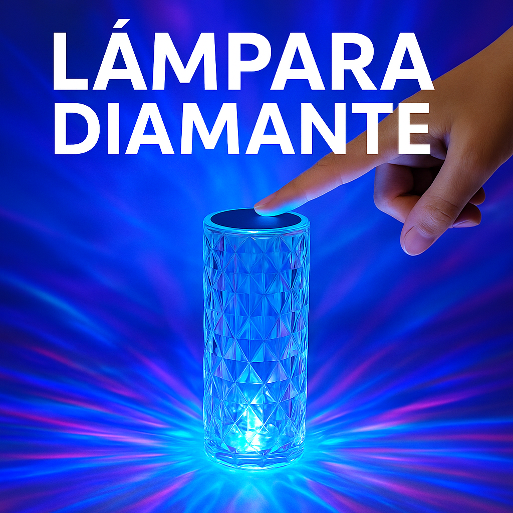 DiamondLamp™ l NOVEDOSA LAMPARA DIAMANTE TACTIL RGB