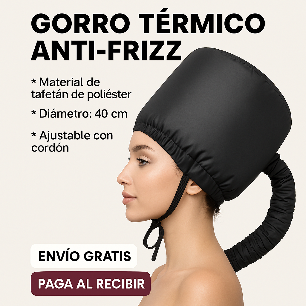 DryingCap™ l Gorro Termico Secador Anti-Frizz