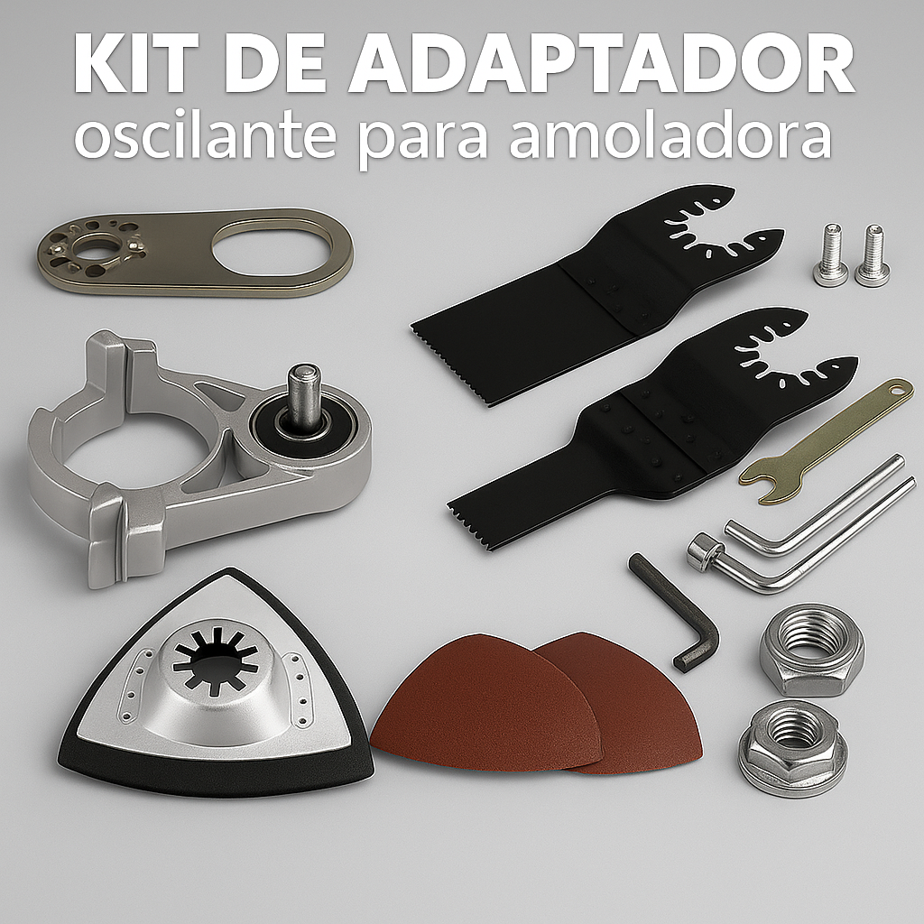 GrindCut™ l Kit de Adaptador Oscilante para Amoladora Angular