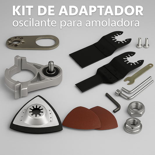 GrindCut™ l Kit de Adaptador Oscilante para Amoladora Angular
