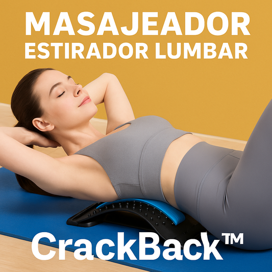 CrackBack™ l Novedoso Masajeador Estirador Lumbar