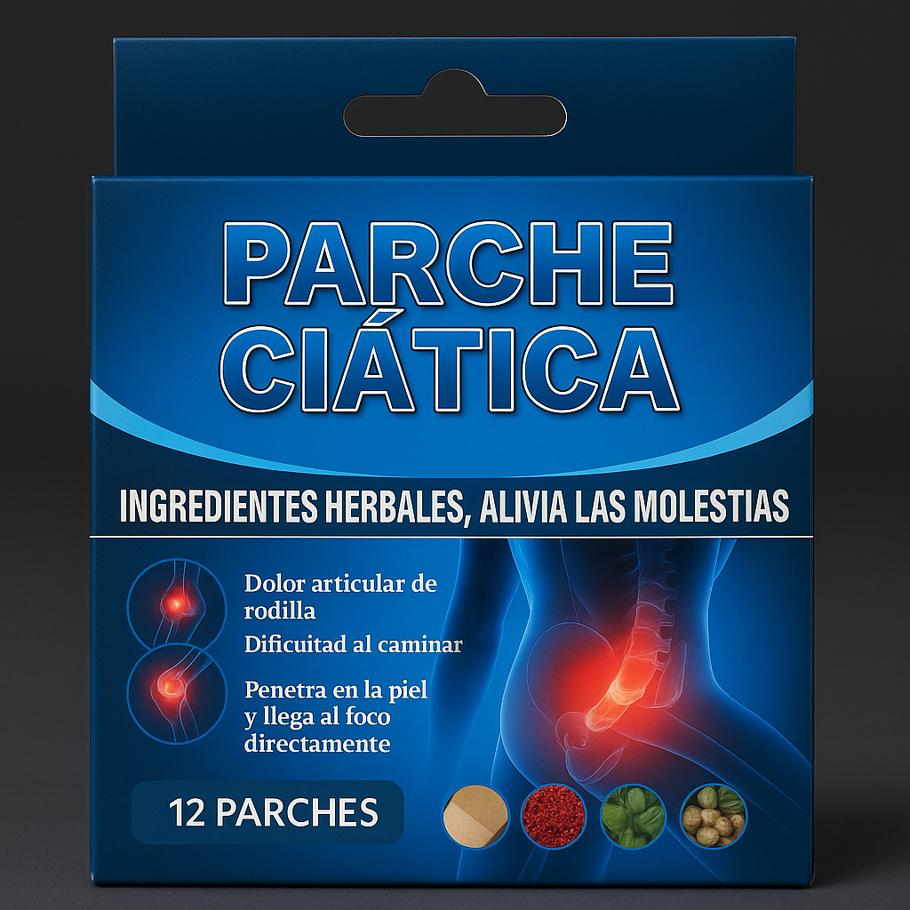 Parche Ciática – Alivio Natural y Directo al Dolor