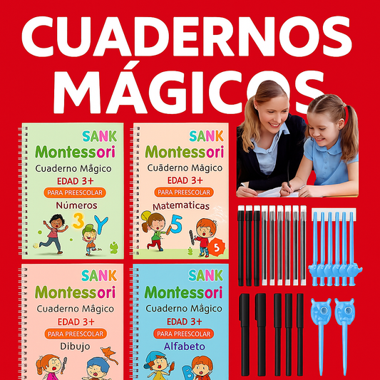 MagicBook l Cuaderno de caligrafía y dibujo infantil