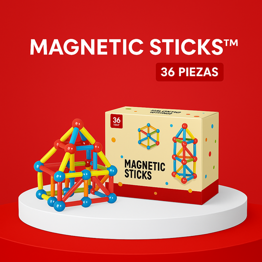 Magnetic Sticks™ l Bloques Magneticos de 36 Piezas