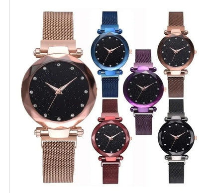LuxMoon l Reloj Elegante con Diseño Diamante