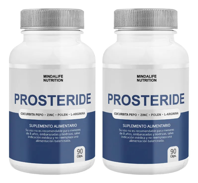 PROSTERIDE™ l VITALIDAD TOTAL ⚡ (POTENCIA DE HOMBRE) VERSIÓN 90 CÁPSULAS***