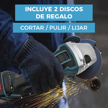 GrinderMax™ l Potencia inalámbrica para trabajos exigentes.+ 2 BATERIAS DE REGALO