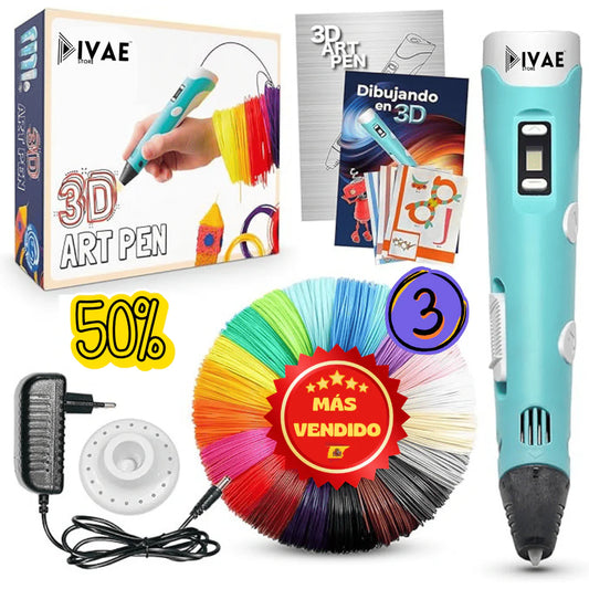 Lapiz Impresora 3D Art™ + Recambios de REGALO!