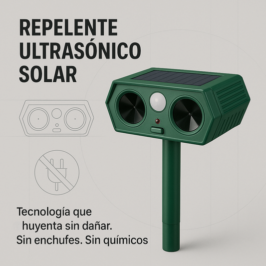AhuyentaMax l Repelente Ultrasonico Solar