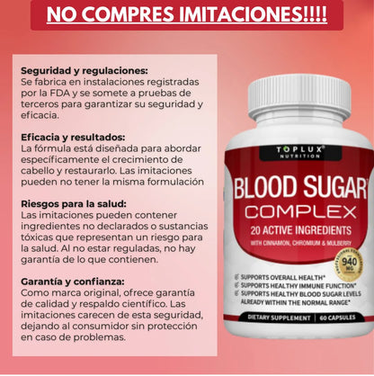BloodSugar™ Complex l Estabiliza el azúcar en sangre