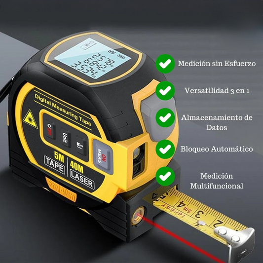 LaserTape Pro™  l Medidor Laser Profesional 3 en 1 40M