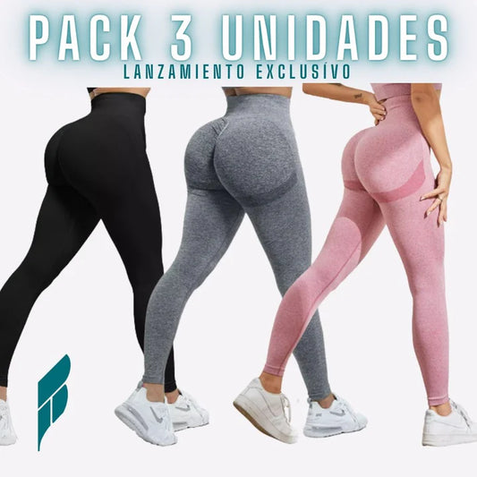 Leggings PUSH UP largos  l PACK 3x2 Unidades