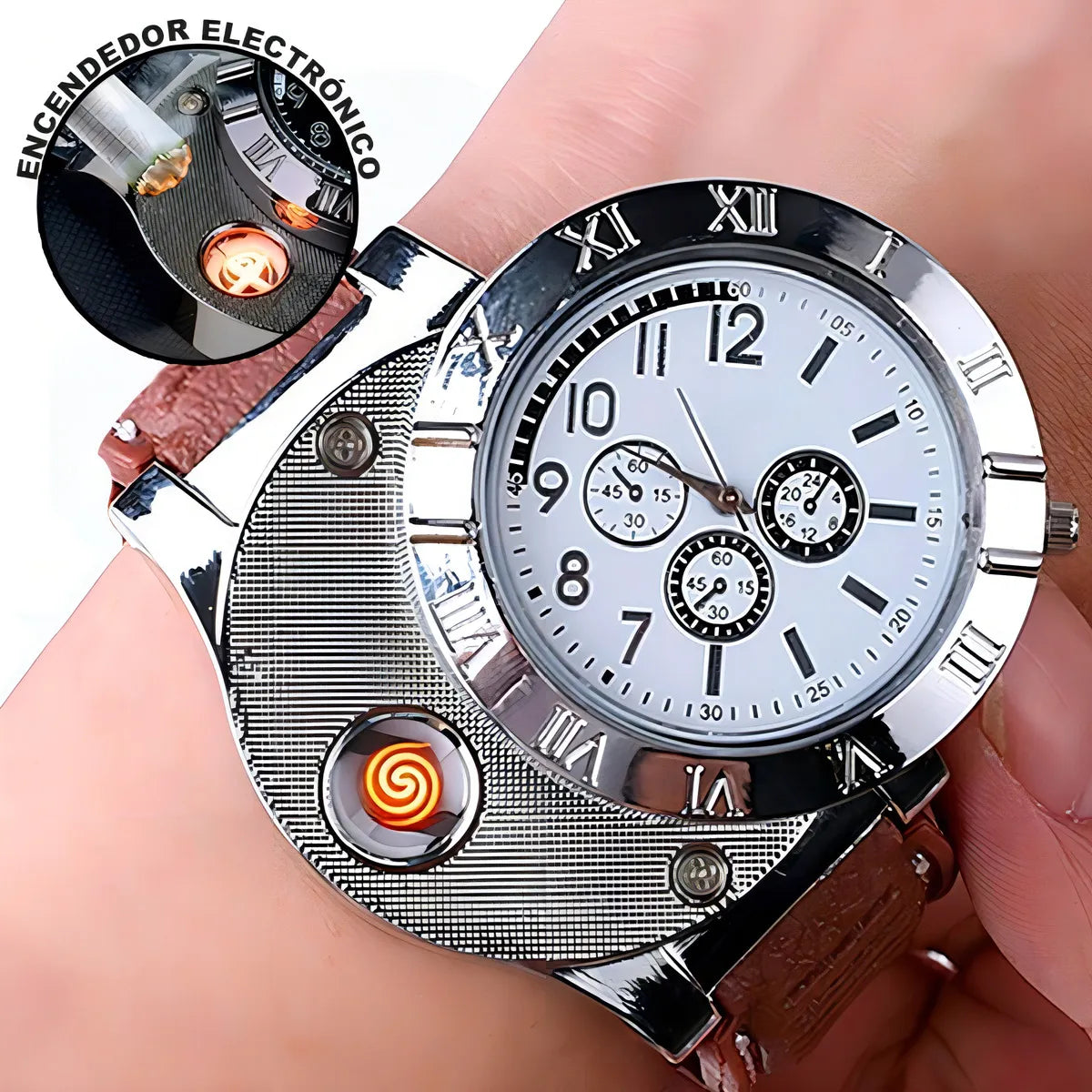 Reloj Encendedor Premium Recargable con USB