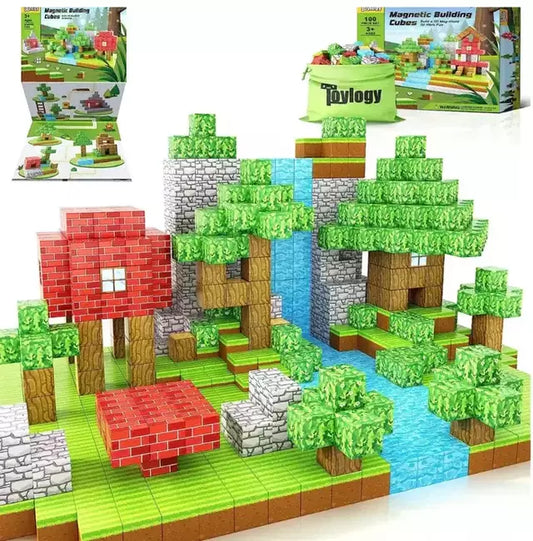 Cubos de MINECRAFT magnéticos para construir