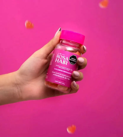 Rosa Hair: Vitaminas para fortalecer tu cabello, piel y uñas