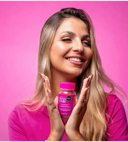 Rosa Hair: Vitaminas para fortalecer tu cabello, piel y uñas